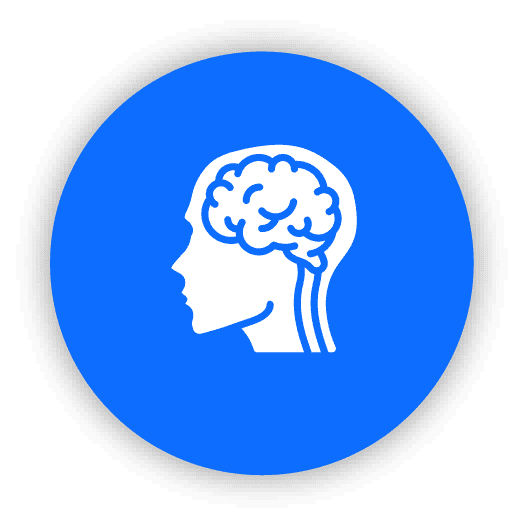 logo mente cerebro forma pestaña