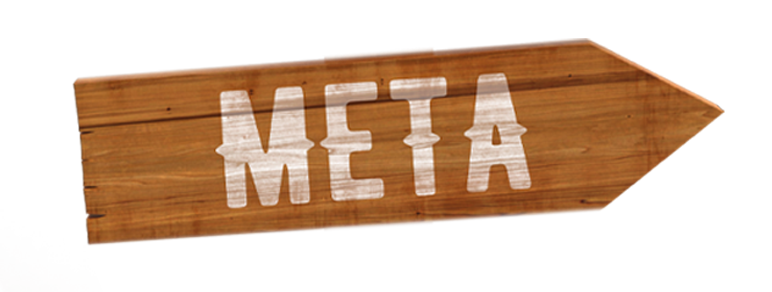 Letrero Meta